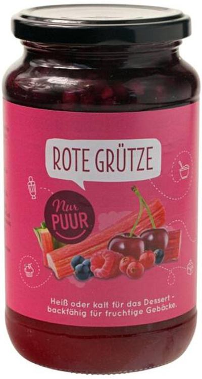 Produktfoto zu Rote Grütze 560g Nur Puur