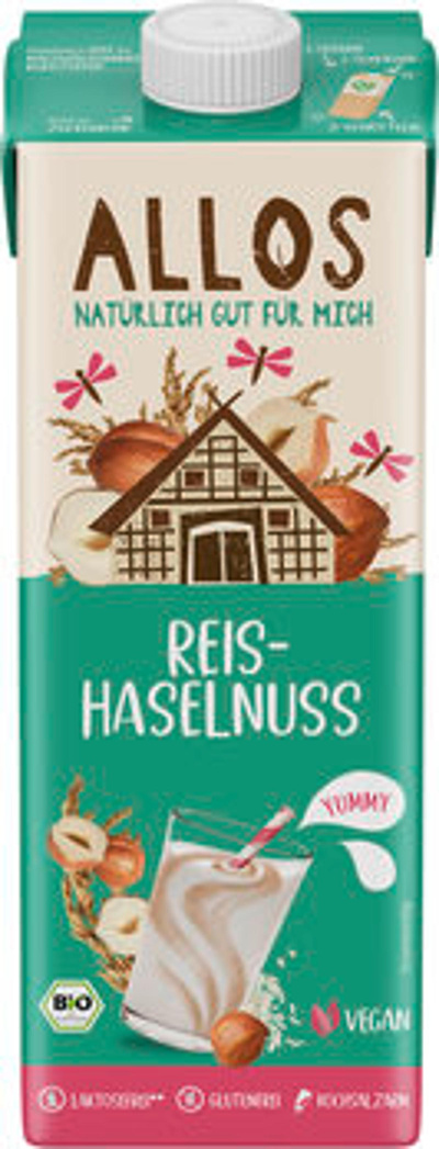 Produktfoto zu Reis-Haselnuss-Drink natur