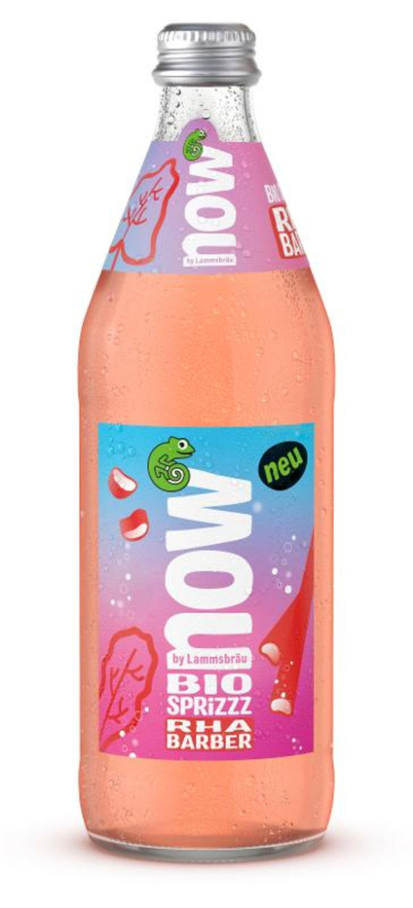 Produktfoto zu now Rhabarber Sprizz 0,5l