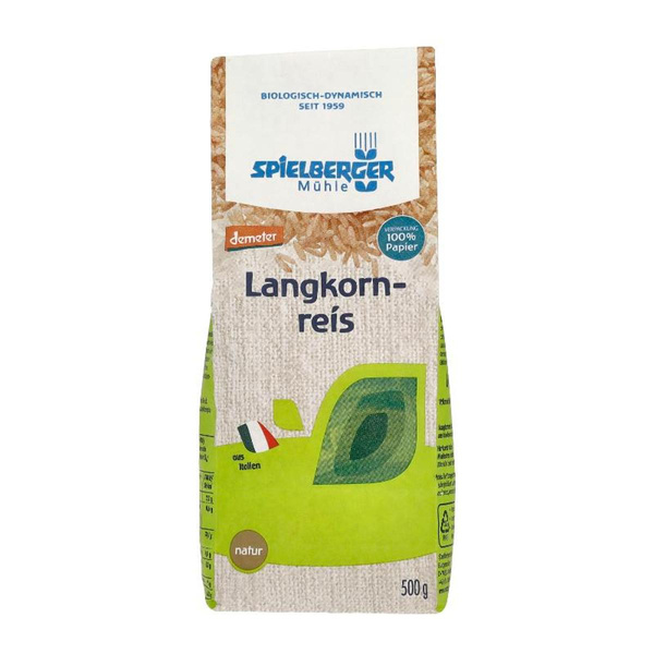 Produktfoto zu Langkornreis, natur, demeter