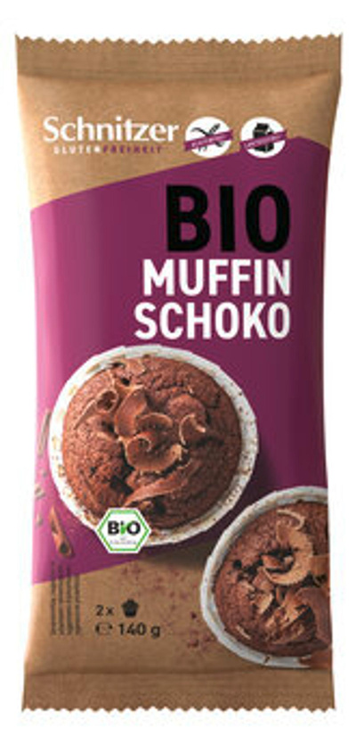 Produktfoto zu Muffins mit dunkler Schokolade