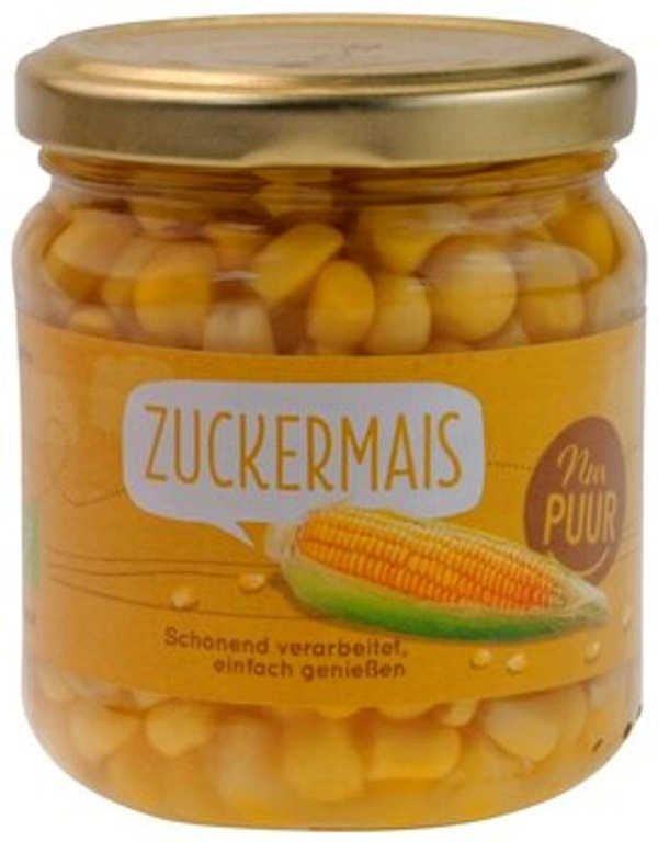 Produktfoto zu Zuckermais, kleines Glas