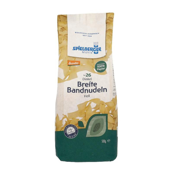 Produktfoto zu Dinkel Bandnudel breit 18mm