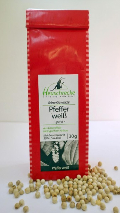 Produktfoto zu Pfeffer weiß ganz