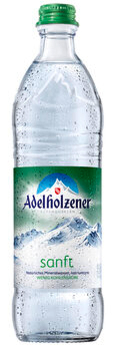 Produktfoto zu 12-er Kasten Adelholzener sanft Glas