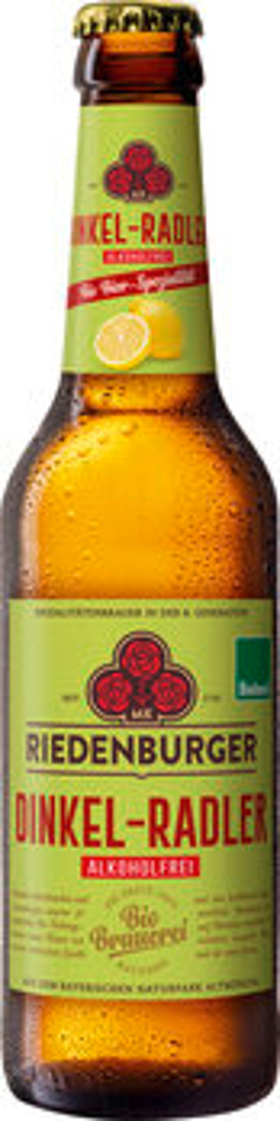 Produktfoto zu Riedenb.Dinkel Radler alkfrei