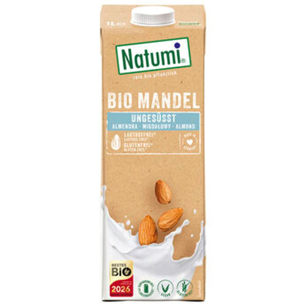 Produktfoto zu Mandeldrink ungesüßt 1l Natumi