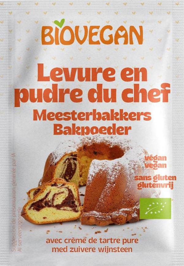 Produktfoto zu Backpulver  3x17g Biovegan