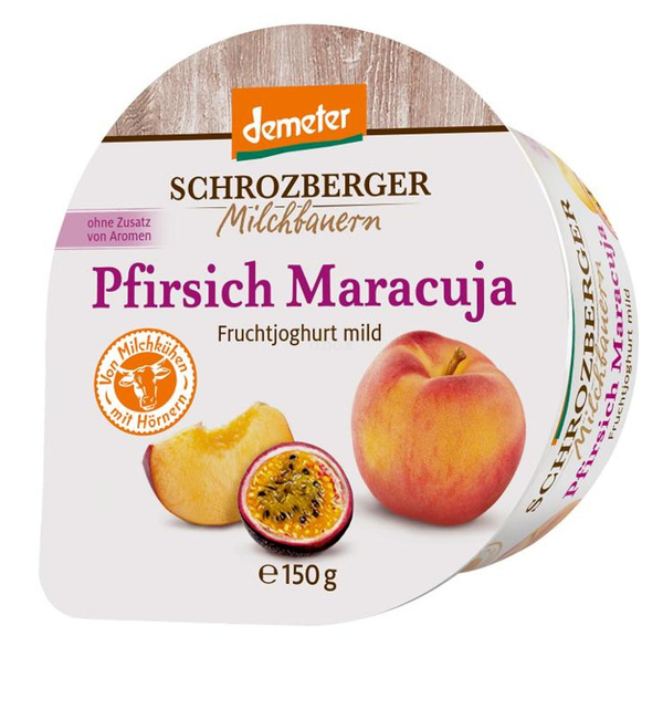 Produktfoto zu Pfirsich-Maracuja Joghurt 150g