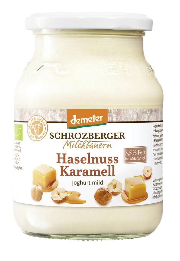 Produktfoto zu Joghurt Nuss Karamell SB 500g