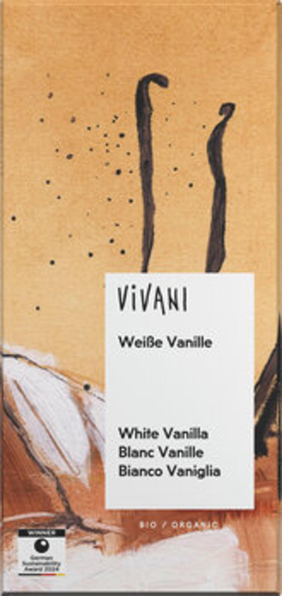 Produktfoto zu Weiße Schokolade mit Vanille