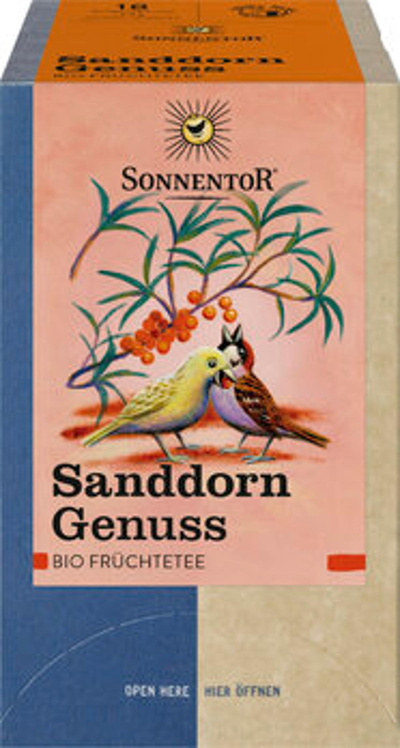 Produktfoto zu Sanddorn Genuss Früchtetee
