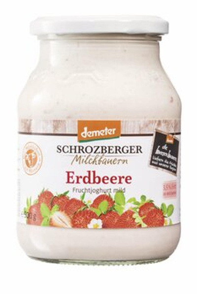 Produktfoto zu Erdbeerjoghurt 500g SB