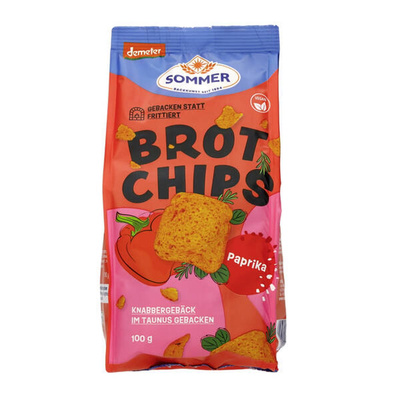 Produktfoto zu Brot Chips Paprika&Chili 100g
