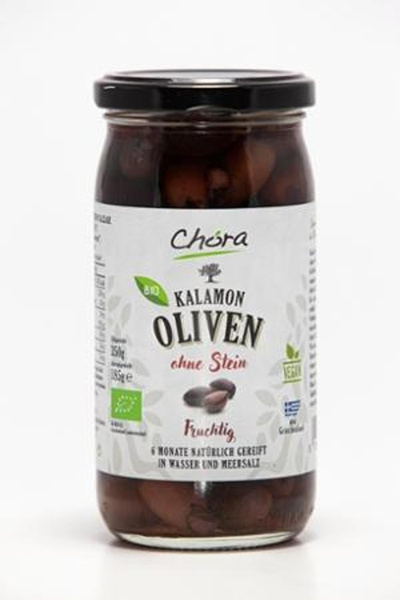 Produktfoto zu Kalamon Oliven ohne Stein 185g