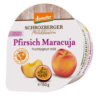 Produktfoto zu Pfirsich-Maracuja Joghurt 150g