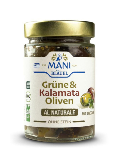 Produktfoto zu Grüne&Kalamata Oliven Oregano