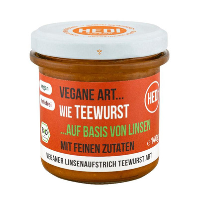 Produktfoto zu Teewurst feine Zutaten vegan