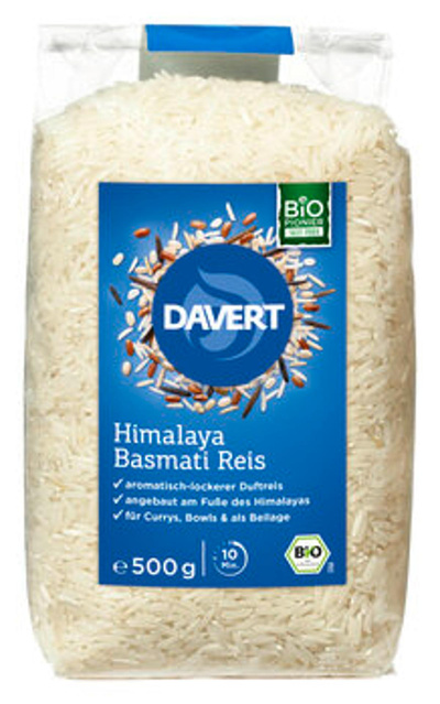 Produktfoto zu Himalaya Basmati Reis weiß DAV