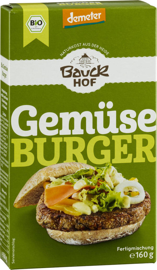 Produktfoto zu Gemüse-Burger Demeter 160g