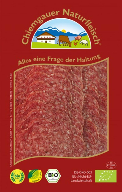 Produktfoto zu Lamm-Salami, geschnitten