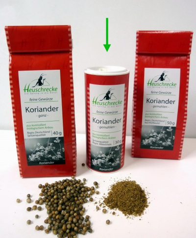 Produktfoto zu Koriander gemahlen 30g