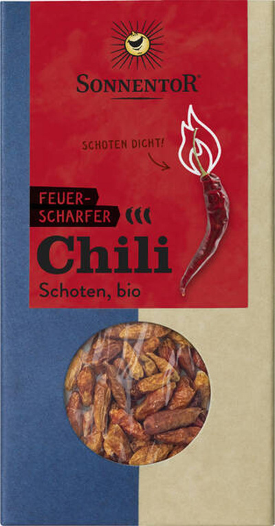 Produktfoto zu Chili, Schoten ganz 25g