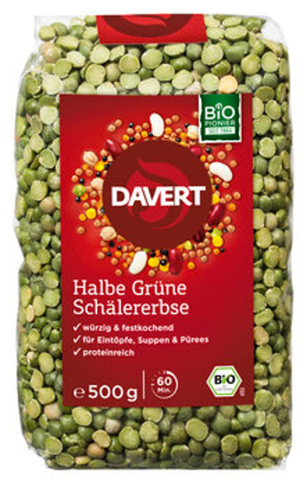 Produktfoto zu Halbe Grüne Schälerbsen
