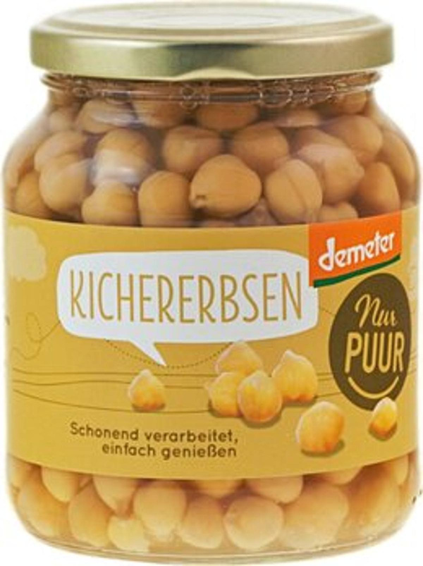 Produktfoto zu Kichererbsen Glas 350g