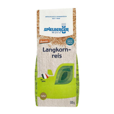 Produktfoto zu Langkornreis, natur, demeter