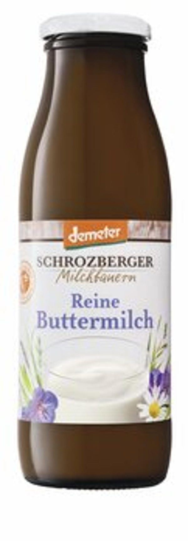 Produktfoto zu Buttermilch Demeter 0,5l