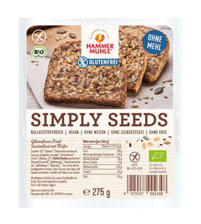 Produktfoto zu Simply Seeds glutenfreies Brot
