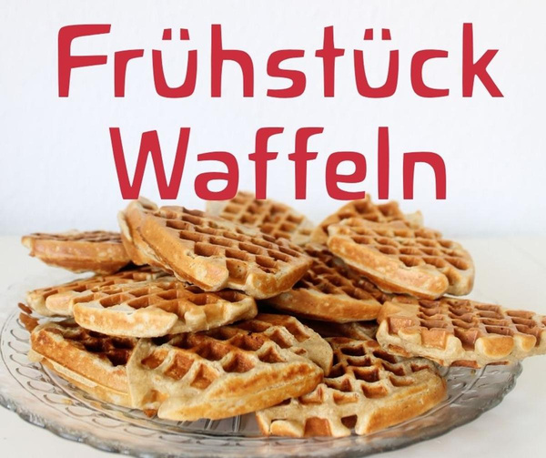 Frühstück Waffeln