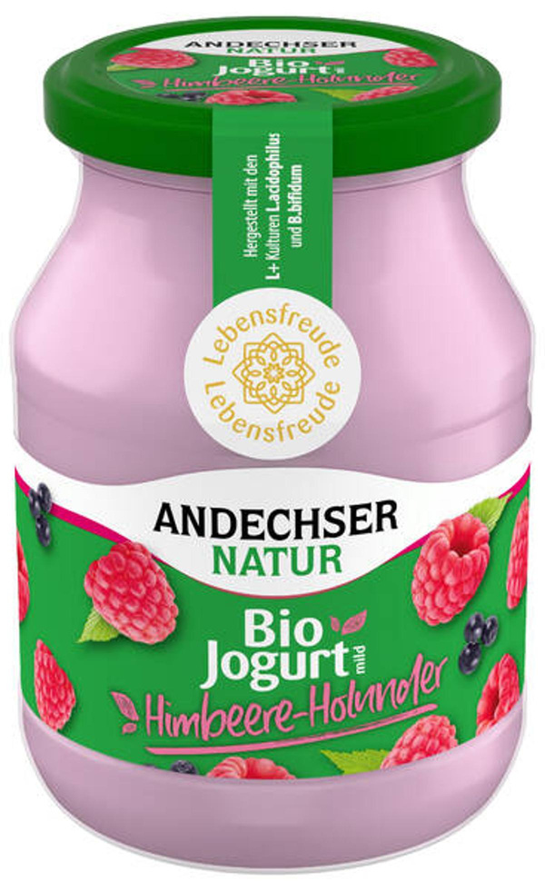 Produktfoto zu Joghurt Himbeer Holunder 500g