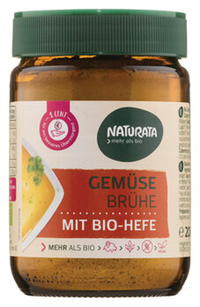 Produktfoto zu Gemüsebrühe mit Bio-Hefe, Glas