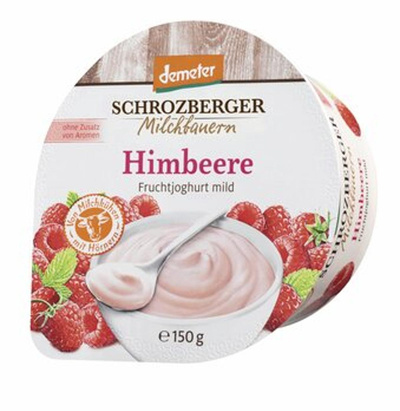 Produktfoto zu Joghurt Himbeere 150g
