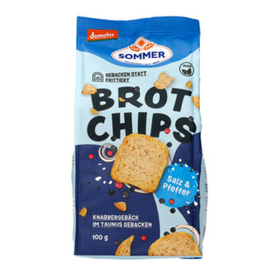 Produktfoto zu Brot Chips Salz & Pfeffer 100g