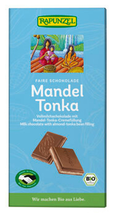 Produktfoto zu Vollmichschokolade Mandel-Tonk