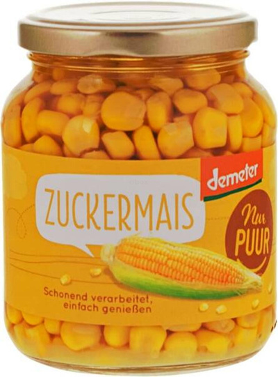 Produktfoto zu Zuckermais, kleines Glas
