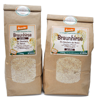 Produktfoto zu Braunhirse gemahlen 500g DHS