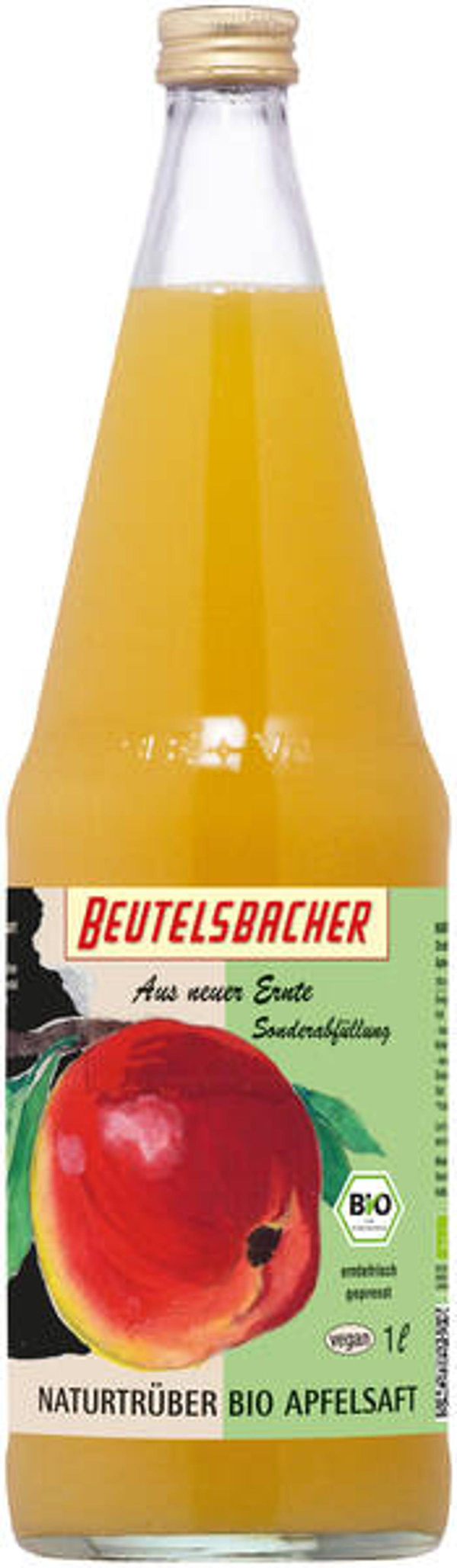 Produktfoto zu 6er Apfelsaft naturtrüb neue Ernte