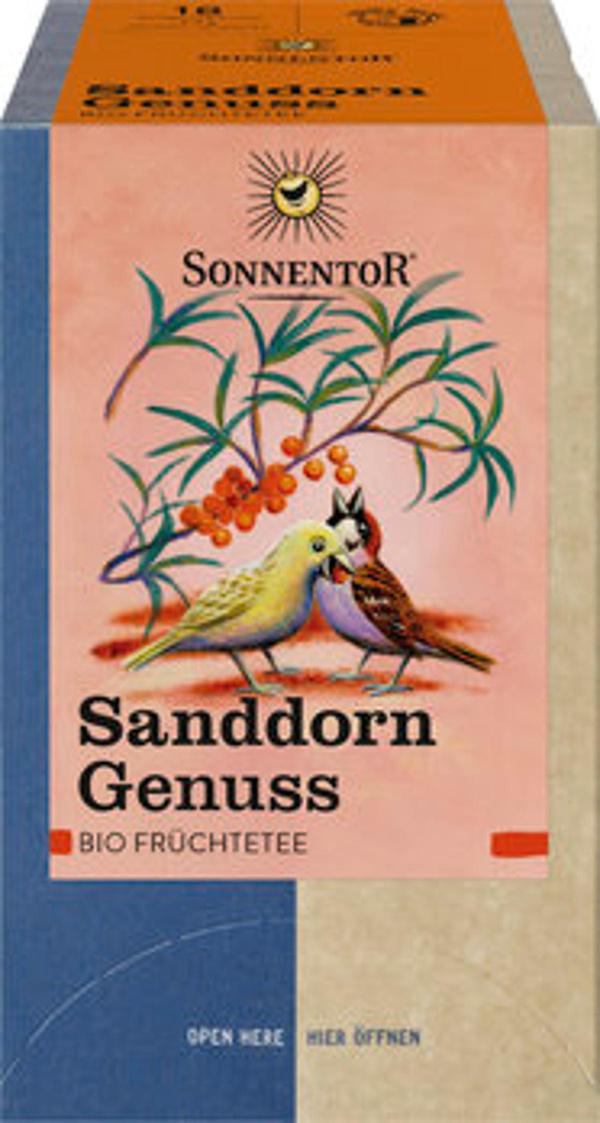 Produktfoto zu Sanddorn Genuss Früchtetee