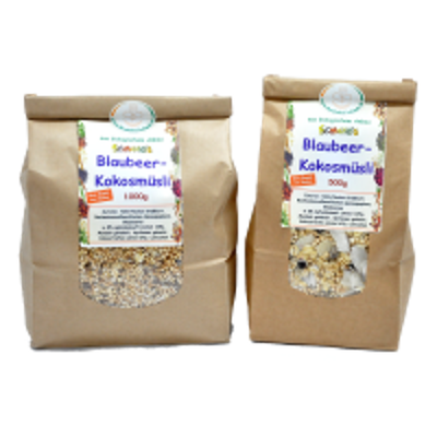 Produktfoto zu Blaubeer-Kokosmüsli 500g DHS