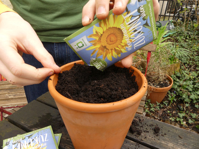 KI generiert: Das Bild zeigt eine Person, die einen blauen Korb mit verschiedenen Lebensmitteln trägt. Im Korb befinden sich verpackte Produkte wie Kaffee, Marmelade und Konserven.