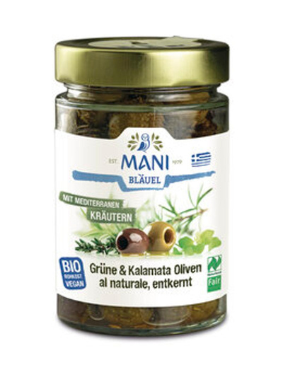 Produktfoto zu Grüne & Kalamata Oliven Kräute