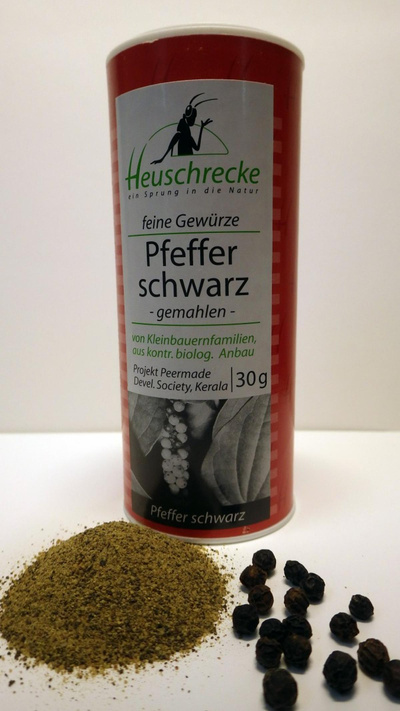 Produktfoto zu Pfeffer schwarz, gem. Dose