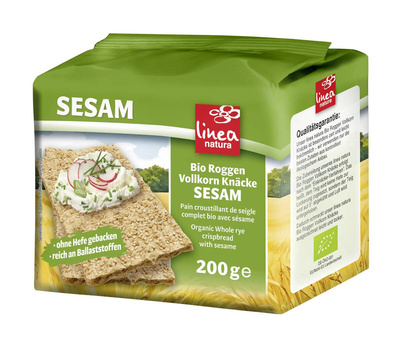 Produktfoto zu Vollkorn-Knäckebrot Sesam