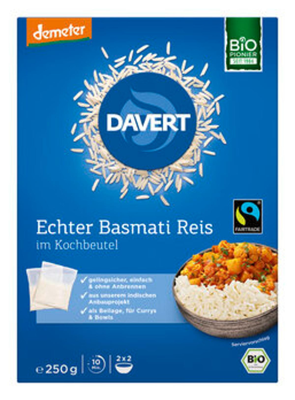 Produktfoto zu Basmati Reis Kochbeutel 250g