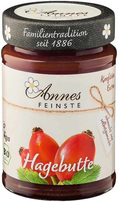 Produktfoto zu Hagebutten Konfitüre 225g