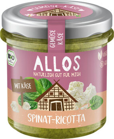 Produktfoto zu Aufstrich Spinat-Ricotta 135g